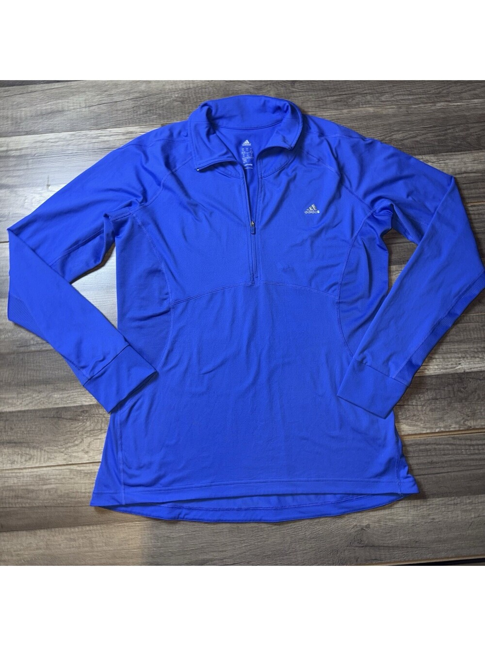 Adidas Climalite 1/4 Zip Pullover Jacket Men’s XL Blue Athletic Running Top